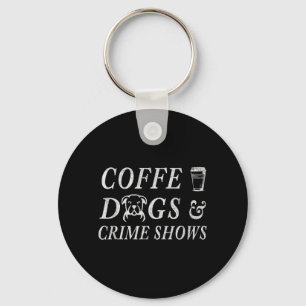 Porte-clés Chiens de café émissions criminelles drôles amateu