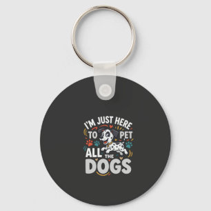 Porte-clés Chiens Drôles Amoureux Des Animaux Vector