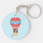 Porte-clés Chiens En Ballons À Air Chaud (Dos)