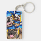 Porte-clés Chiens et Chats Diplômés en Photomaton (Dos)