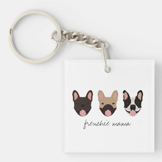 Porte-clés Chiens français de Frenchie Mama (Devant)