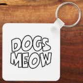 Porte-clés Chiens Meow (Verso)