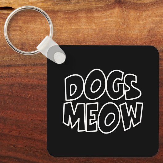 Porte-clés Chiens Meow (Recto)