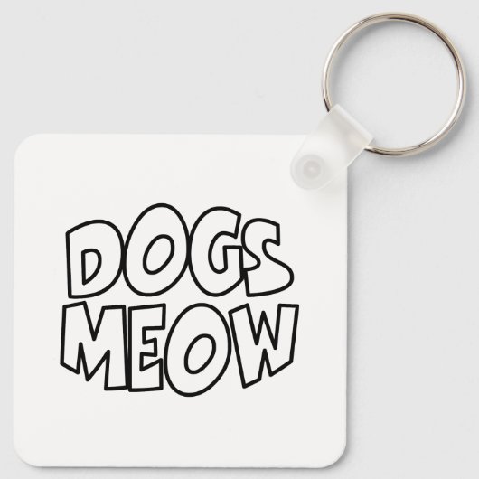 Porte-clés Chiens Miauissent (Dos)