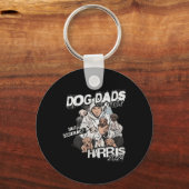 Porte-clés Chiens papas pour Kamala Harris (Recto)