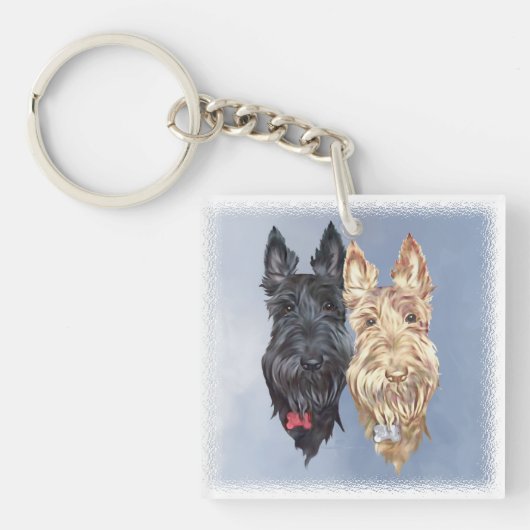 Porte-clés Chiens Scottie (Devant)