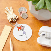 Porte-clés Chiffre de la princesse mignonne Ballerina