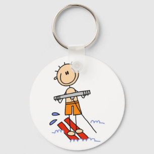Porte-clés Chiffre de ski nautique