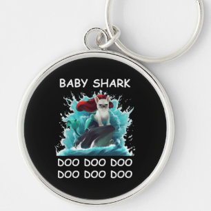 Porte-clés Chiffre de taureau français Baby Shark Doo Doo D
