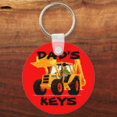 Porte-clés Chiffre jaune (Recto)