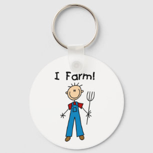 Porte-clés Chiffre T-shirts et cadeaux de bâton d'agriculteur