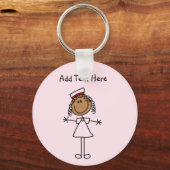 Porte-clés Chiffres d'bâton afro-américain Tshirts et cadeaux (Recto)