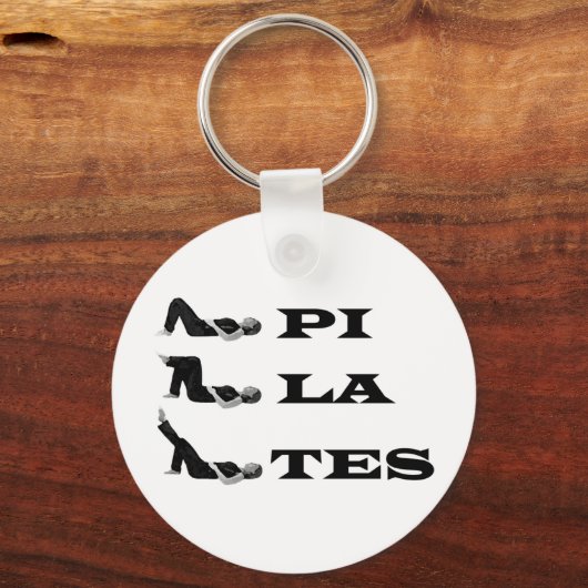 Porte-clés Chiffres de Pilates ! (Recto)