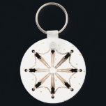 Porte-clés Chiffres d'or des nageurs synchronisés artistiques<br><div class="desc">Avec une illustration moderne cool de nageuses artistiques synchronisées dans un bassin. Des nageurs artistiques design cadeau dans des couleurs minimalistes tendance. cadeau d'équipe de natation cool. cadeaux d'équipe de natation synchronisée, cadeau d'entraîneur d'équipe de natation synchronisée. Les nageuses artistiques les filles équipe cadeaux idées. Décor de maison natation artistique,...</div>