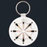 Porte-clés Chiffres d'or des nageurs synchronisés artistiques<br><div class="desc">Avec une illustration moderne cool de nageuses artistiques synchronisées dans un bassin. Des nageurs artistiques design cadeau dans des couleurs minimalistes tendance. cadeau d'équipe de natation cool. cadeaux d'équipe de natation synchronisée, cadeau d'entraîneur d'équipe de natation synchronisée. Les nageuses artistiques les filles équipe cadeaux idées. Décor de maison natation artistique,...</div>