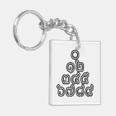 Porte-clés Chiffres thaïlandais Pyramide ♦ Script en thaï ♦ (Devant gauche)