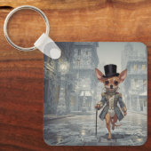 Porte-clés Chihuahua About Town In Paris (Recto)