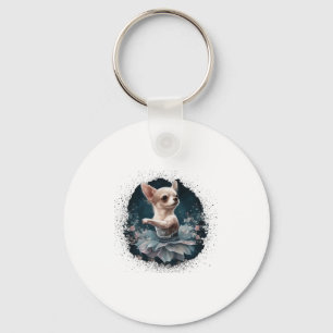 Porte-clés Chihuahua Ballerina Danse de ballet
