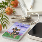 Porte-clés Chihuahua Cadeaux et accessoires (Devant droit)