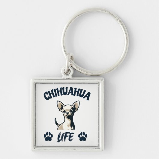 Porte-clés Chihuahua Funny (Devant)