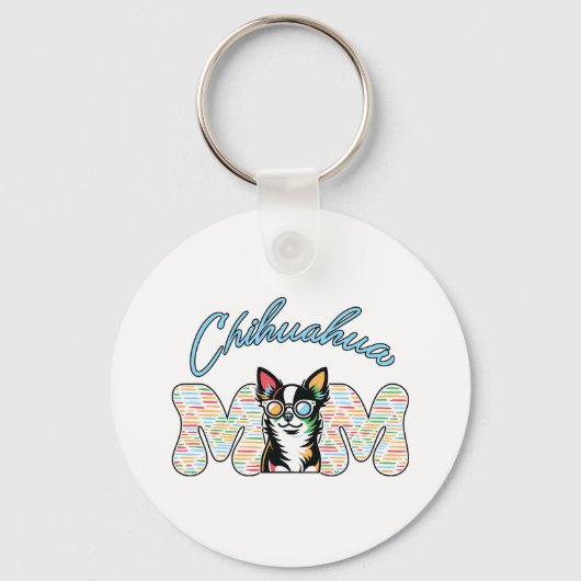 Porte-clés Chihuahua Maman (Recto)