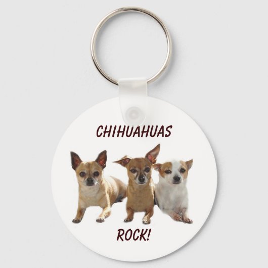Porte-clés Chihuahuas Rock Porte - clé (Recto)