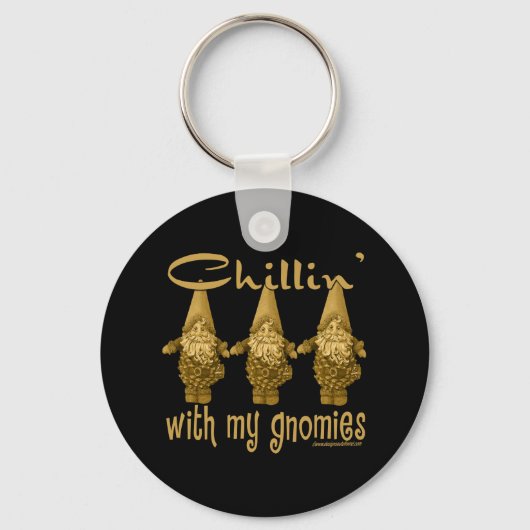 Porte-clés Chillin avec mes Gnomies ! (Recto)