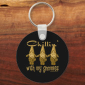 Porte-clés Chillin avec mes Gnomies ! (Recto)