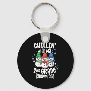 Porte-clés Chillin avec mes neiges Chemise 2e année Enseignan