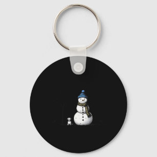 Porte-clés Chillin' Avec Mes Neiges Noël Snowman Frosté