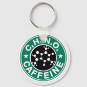 Porte-clés Chimie de la caféine (Verso)