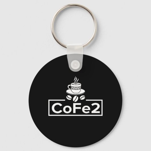 Porte-clés Chimie Enseignant Louveur de café (Recto)