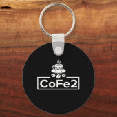 Porte-clés Chimie Enseignant Louveur de café (Recto)