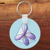 Porte-clés Chimie organique QR Code Dessiné Méthane Molécule (Recto)