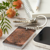 Porte-clés Chimmer en cuivre doré (Devant droit)