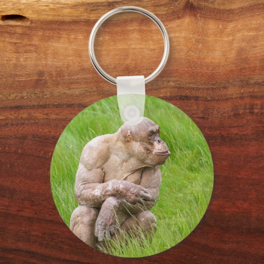 Porte-clés Chimpanzé sans cheveux (Recto)