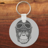 Porte-clés Chimpanzé vintage (Recto)