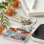 Porte-clés Chinatown à Washington DC. USA (Devant Droit)