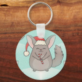 Porte-clés chinchillas de noël (Recto)