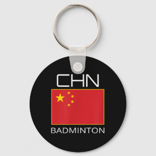 Porte-clés Chine Badminton Équipe Ventilateur Cadeau Athlète