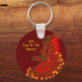 Porte-clés Chine Dragon, 2024 Année Du Dragon (Recto)