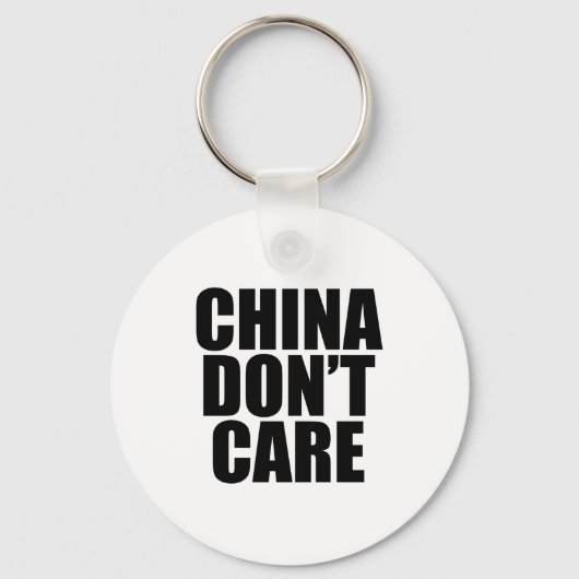 Porte-clés Chine Je M'En Fiche (Recto)