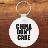 Porte-clés Chine Je M'En Fiche (Recto)