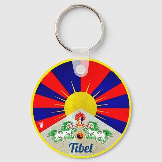 Porte-clés " Chine : TIBET ... " (Recto)