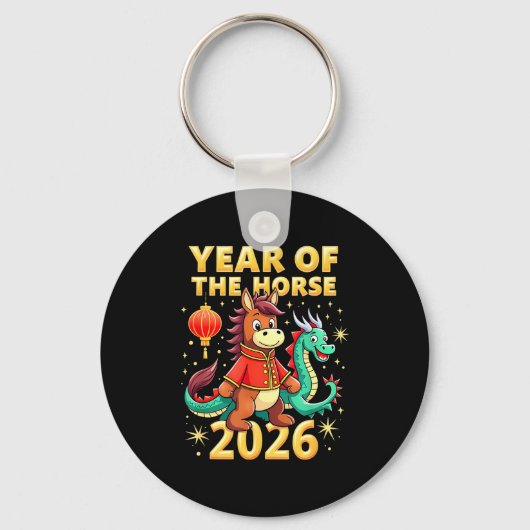 Porte-clés Chinese New Year 2026 Year Of The Horse  (Recto)