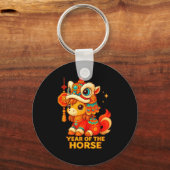 Porte-clés Chinese New Year Of The Horse 2026 Lunar New Year  (Recto)