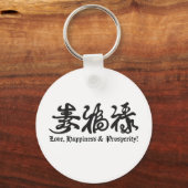 Porte-clés Chinois Black Lettering ! (Recto)