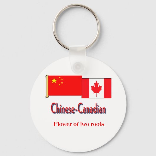 Porte-clés chinois-canadien (Recto)