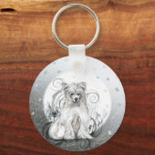 Porte-clés Chinois Crested Blue (Recto)