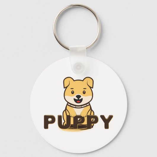 Porte-clés Chiot (Recto)